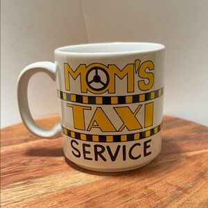 VTG Russ Mom's Taxi Service Mug - Yellow and Black